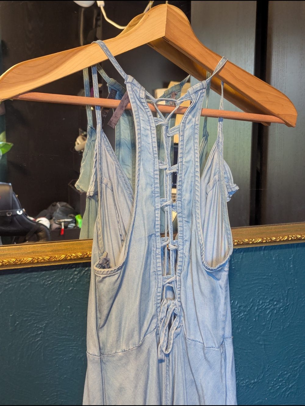 GUESS Rome - Light Blue Ruffle Sundress - Women - Picture 3 of 8